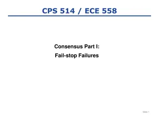 Fail-stop Failures and Consensus in Distributed Systems