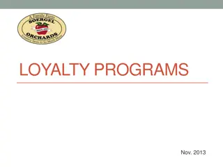 LOYALTY PROGRAMS