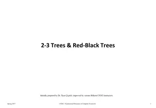 2-3 Trees and Red-Black Trees Overview