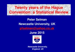 Twenty years of the Hague Convention: a Statistical Review