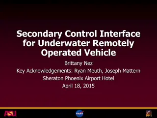 Underwater Remotely Operated Vehicle Control Interface