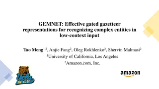 Effective gated gazetteer representations for recognizing complex entities in low-context input