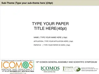 TYPE YOUR PAPER TITLE HERE(40pt)