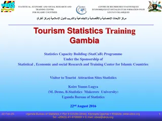 Tourism Statistics Training Gambia