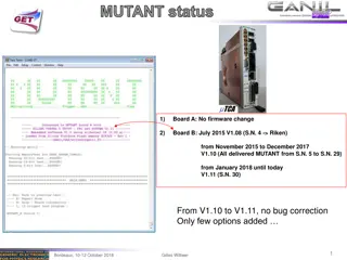 MUTANT status