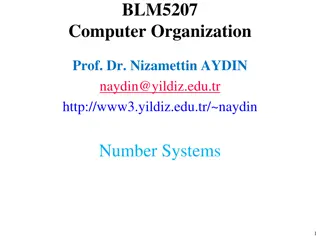 BLM5207 Computer Organization