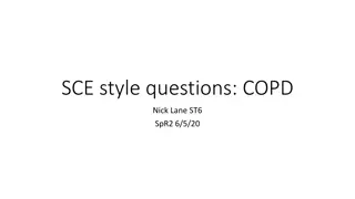 SCE style questions: COPD