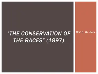 “THE CONSERVATION OF  THE RACES” (1897)