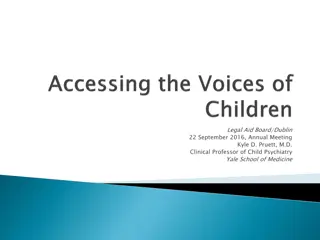 Annual Meeting with Kyle D. Pruett, M.D. at Dublin Legal Aid Board