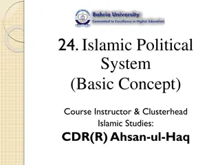 ISLAMIC POLITICAL SYSTEM