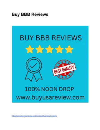 Buy BBB Reviews