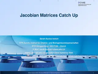 Jacobian Matrices Catch Up