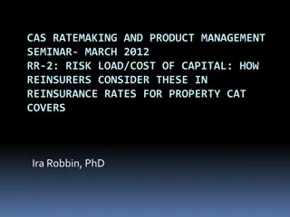 Risk Load and Reinsurance Rates for Property CAT Covers