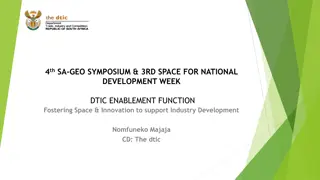 Space Affairs in South Africa: Empowering Industry through Regulation