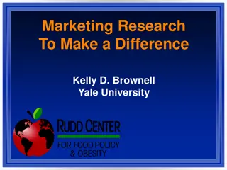 Marketing Research To Make a Difference - Yale University