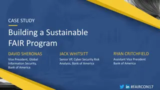 Building a Sustainable FAIR Program at Bank of America