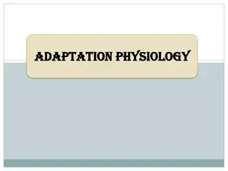 Basics of Animal Adaptation Physiology