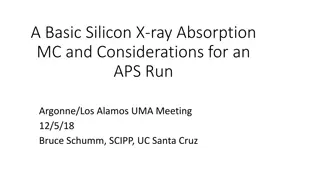 Silicon X-ray Absorption and Considerations for APS Run