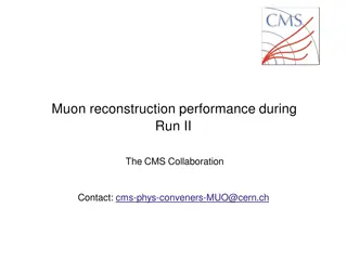 Muon Reconstruction Performance in Run II by CMS Collaboration