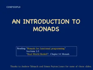 Introduction to Monads: Functional Programming Concepts