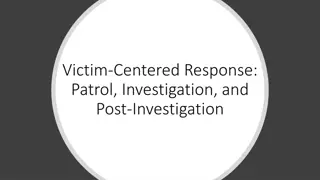 Victim-Centered Response: Key Elements and Action Steps