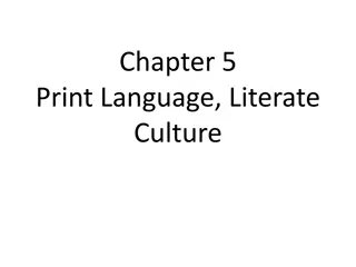 Print Language & Cultural Impact