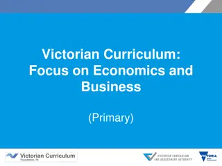 Victorian Curriculum: Focus on Economics and Business