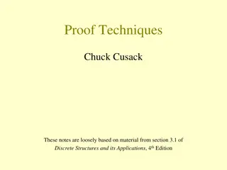 Proof Techniques