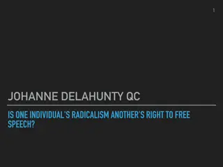 Is One Individual's Radicalism Another's Right to Free Speech?