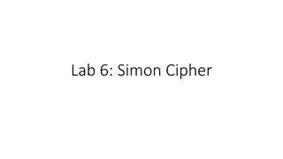 Lab 6: Simon Cipher