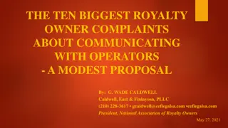 Top Complaints of Royalty Owners & Solutions