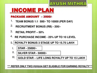 Ayush Mithra Income Plan - Team & Royalty Bonuses