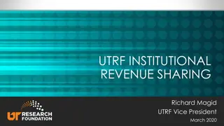 UTRF Institutional Revenue Sharing Policy