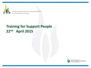 Training for Support People 22nd April 2015