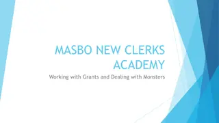 MASBO NEW CLERKS ACADEMY