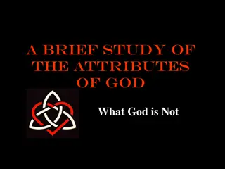 Attributes of God - A Multifaceted Study