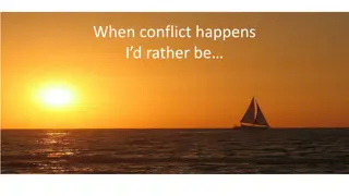 When Conflict Strikes: Choosing a Path Forward