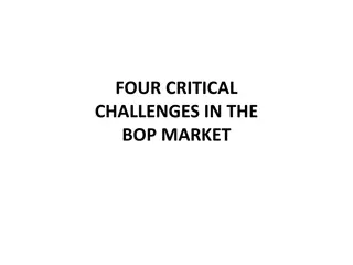 FOUR CRITICAL CHALLENGES IN THE BOP MARKET