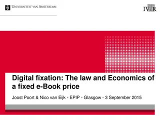 Digital fixation: Law and Economics of Fixed e-Book Price