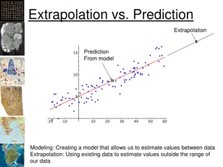 Extrapolation vs. Prediction