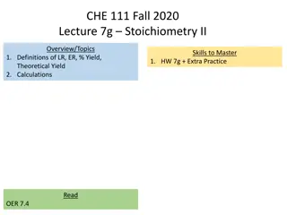 Mastering Stoichiometry: Definitions, Calculations, and Limiting Reactant