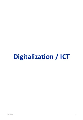 Digitalization / ICT