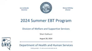 Overview of 2024 Summer EBT Program