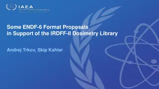 ENDF-6 Format Proposals for Dosimetry Library Improvements