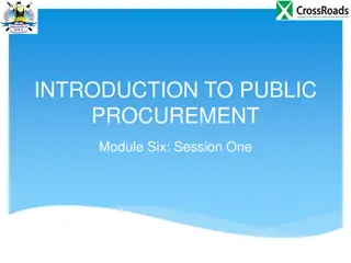 Principles of Public Procurement in Government Sector