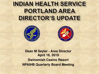 Indian Health Service Portland Area Update