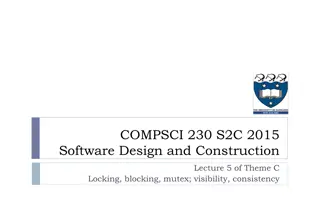 Software Design and Concurrency Basics