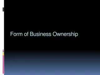 Form of Business Ownership