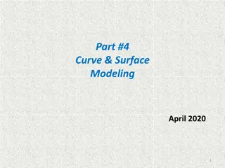 Curve & Surface Modeling in Engineering
