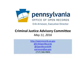 Criminal Justice Advisory Committee